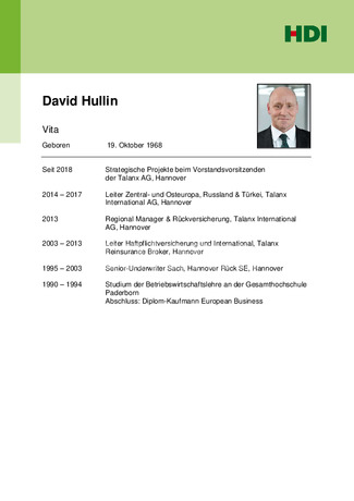 Vita - David Hullin | deutsch